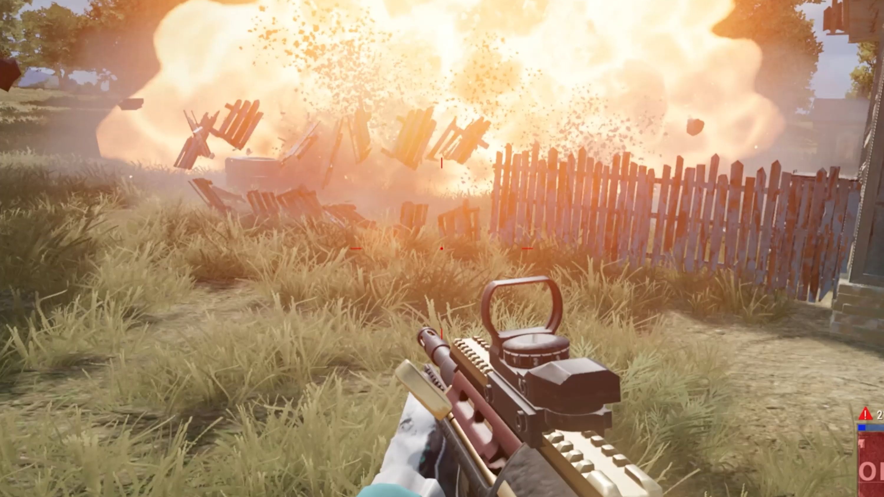 门柱的阻挡 门柱的阻挡